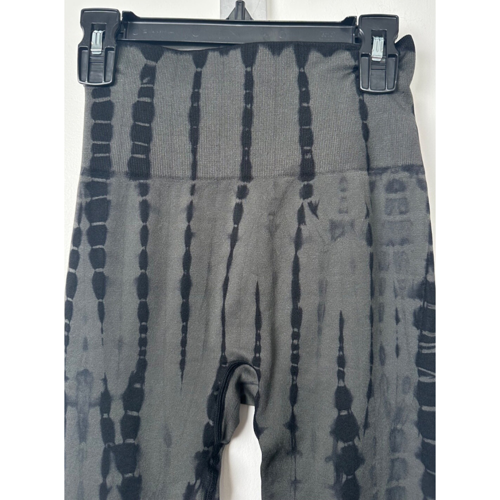 Fornia tie dye ribbed leggings size S Seamless Pull On Full Length B13 - Picture 2 of 6